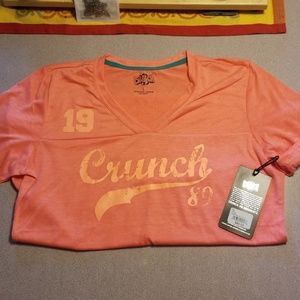 Cute peach colored short-sleeved t-shirt